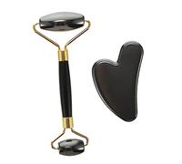 LABRIMP 2 pièces Barre de Massage Pratique avec Gua Sha Ensemble pour Visage et Corps des Rides et Amélioration Circulation Sanguine
