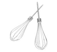 LABRIMP 2 pièces Batteurs à Main Acier Inoxydable Accessoires de Remplacement pour Mélangeur de Cuisine Ergonomiques pour Pâtisserie Œufs et Pâte Faciles à Nettoyer et Ranger Réutilisable