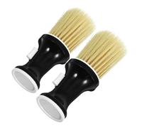 LABRIMP 2 pièces Brosse à plumeau pour le cou et le dos et brosse à cou pour la coupe de cheveux, ajoute du volume, ABS et nylon, pour salon et maison