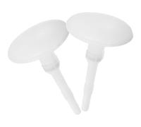 LABRIMP 2 Pièces Buse D'arrosage de Jardin en Plastique Blanc Pp Tête Large 1 et 2 Pouces pour Arrosoir et Jardin, Distribution D'eau Uniforme pour Parterres de Fleurs