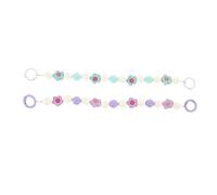 LABRIMP 2 Pièces Chaîne de Téléphone Perles Accessoires Décoratifs pour Téléphone Portable avec Straps de Poignet Création Diy