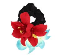 LABRIMP 2 Pièces Élastiques à Cheveux Orchidée en Tissu pour Bébé et Garçon et Filles, Décoration Capillaire Charmante et Ajustée, Accessoires Coiffure Pratiques et Solide