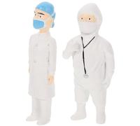 LABRIMP 2 pièces Figurines Miniatures Médecins Colorées Mini Jouets Décoratifs pour Micro Paysage et Jeux de Rôle