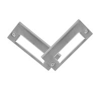 LABRIMP 2 Pièces Plaques de Renfort Inoxydable Couvre Pêne de Porte Kit de Renforcement pour Cadre de Porte Installation Facile Haute Résistance et