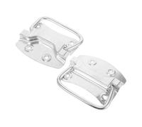 LABRIMP 2 Pièces Poignée de Tirage Fer Robuste Poignée de Tiroir Acier Pliable pour Caisse Coffre Boîte et Porte Darmoire Design Incurvé Confortable et Finition Durable