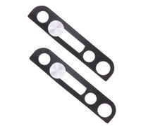 LABRIMP 2 pièces Protection Vie Privée Caméra Avant pour Smartphone X/11/12 et Couverture Discrète pour Accessoire Téléphone Argent 2PCS