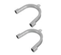 LABRIMP 2 pièces Support de Tuyau de Vidange Réglable pour Machine à Laver Crochet U Compact et Robuste Évite Plis et Optimise Évacuation Lot