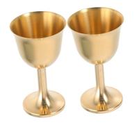 LABRIMP 2 pièces Tasses Laiton pour Offrandes Gobelets Miniatures de Communion Coupe Rétro pour et Cérémonie Religieuse