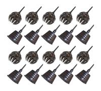 LABRIMP 20 Pcs Boîtes à Engrais en Plastique pour Bonsaï, Accessoires de Jardinage Réutilisables, Protègent L'engrais des Animaux Vent, Empêchent la Perte D'engrais