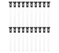 LABRIMP 20 Pièces Lot de 20 Bâtonnets Filtrants pour Humidificateur 10X100 MM avec Support Stable, Recharge Coton pour Mini Diffuseur Portable, Compatible Bureau, Chambre et Voiture,