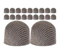 LABRIMP 20 Pièces Pointes de Stylet Capacitives en Tissu Conducteur Argenté Haute Sensibilité, Remplacement Facile pour Stylo Écran Tactile, Simple et Élégant