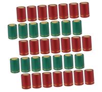 LABRIMP 200 Pièces Capsules Thermorétractables PVC Couvercles de Bouteille de Vin Vert et Rouge Film de Sceau Résistant et Flexible pour Décoration et Protection