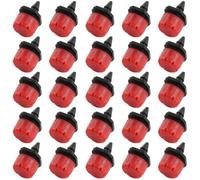 LABRIMP 200 Pièces Goutteur à Compensation de Pression, Émetteur D'irrigation Goutte à Goutte pour Plantes, Pièce D'irrigation en PP Rouge, Extérieur, Espace Vert Public, Résistant aux UV