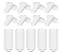 LABRIMP 200pcs Capuchons en Caoutchouc pour Serrage-tête et Bandeaux, Protection Confortable, Facile à Utiliser, pour Projets DIY Coiffure, Accessoires Cheveux
