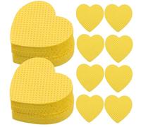 LABRIMP 200pcs Tampons en Coton de Cœur Doux et Compacts pour Enlever le Vernis Gel, Outils pour Ongles sans Peluche, pour Extensions de Cils et Usage Maison