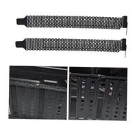 LABRIMP 20pièces Plaques Obturation Pci Ventilées Lot de Cache Emplacement Ventilateur Pc Poussière Facile à Installer Compatible ATX Matx