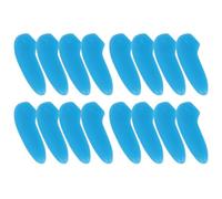 LABRIMP 25 Pièces Manchons pour Pointes de Couteaux Bleus en Plastique | Lames de Cutter, Rangement de Transport, Anti-perforation, Design Soigné, Usage Multi-fonction