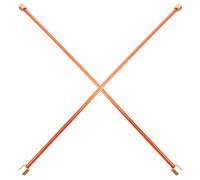 LABRIMP 2pcs Tube de Compresseur D'air en Aluminium Valve de Retenue, Conception, Haute Efficacité, Longueur 400mm, Adapté pour Ateliers et Usines