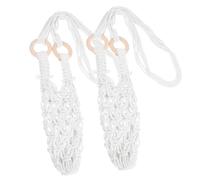 LABRIMP 2pièces De Rangement Suspendu pour Cuisine Panier pour Bouteille De Vin Filet Mural pour Cuisine Corbeille à Fruits à Produits