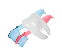 LABRIMP 3 Pièces Ballons Brosse à Dents Géants pour Garçon Fille Décoration Fête Anniversaire Couleurs Vives Facile à Gonfler et Installer Accessoires Ludiques pour Célébrations Dentition