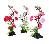 LABRIMP 3 Pièces Faux Ornements De Fleurs Décor De La Plaque De Sushi