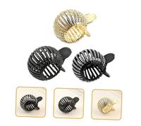 LABRIMP 3 pièces Pince à Cheveux Petite Strass et Perles Clip Griffe pour Queue de Cheval Haute Lot de Couleurs Aléatoires Maintien pour Types Variés de Cheveux Couleur Couleur Aléatoire