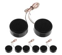 LABRIMP 4 Paires Tweeters Mini Dome pour Voiture Haut-parleurs Aigus Résistants Chaleur et Aux Vibrations Accessoires Audio Véhicule pour Amélioration Sonore