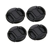 LABRIMP 4 Pcs Cache-lentille à Pincement Central pour Appareil Photo, Protection D'objectif en Plastique Crochet, pour Photographes Enthousiastes