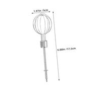 LABRIMP 4 pièces Accessoires Batteur à Main Inox Miniatures pour Œufs et de Rechange pour Mixeur Électrique et Faciles à Nettoyer Réutilisable
