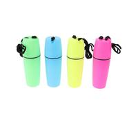 LABRIMP 4 Pièces Bidon Étanche Kayak Flottant, Conteneur de Rangement Cylindrique en Plastique, Résistant à L’écrasement, pour Objets de Valeur et Monnaie, Lac et Usage Marin