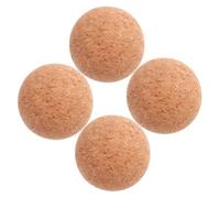 LABRIMP 4 Pièces Bouchons Boule Liège pour Bouteilles Verre Bouchons Étanches pour Décoration Artisanat et Conservation