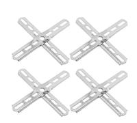 LABRIMP 4 Pièces Lustre Plafonnier Montage Fer Raccords Barre Transversale Plaque Murale Pièces Montage Lumières Suspension pour Supports Chasse d'eau Universel Croix Et Mm Fit Support