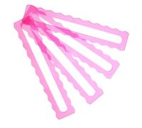 LABRIMP 4 Pièces Mahjong Line Reader Set Acrylic Scalloped Mahjong Rules Guide for Beginners Precise Tile Alignment Tool and Strategy Assistant for Home and Social Entertainment