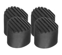 LABRIMP 4 pièces Patins Caoutchouc Antidérapants pour Échelle Télescopique Lot de Protections Durables Amortisseurs et Isolants Sonores Accessoires de Rechange pour Échelle