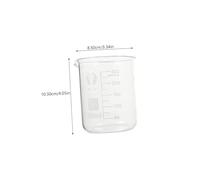 LABRIMP 4 pièces Set de Béchers Verre Borosilicate Résistant Chaleur Doseur pour Laboratoire et Chimie Base Stable et Bec Verseur Pratique