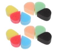 LABRIMP 48 Pièces Éponges Maquillage Artistique Forme Eau pour Peinture Visage Garçon Fille Haute Densité Réutilisables pour Fêtes Écoles Activités