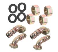 LABRIMP 4ensembles Raccord De De à Rapide Connecteur Appareil à Filetage Entrée Un Quart De Pouce Adaptateur Et Gril