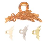 LABRIMP 4pcs Pinces à Cheveux en Plastique Résistantes la Déformation, Accessoires pour Cheveux Épais et Fins, Design Unique et Polyvalent Vie Quotidienne