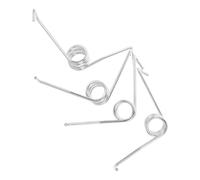 LABRIMP 4pcs Ressorts de Remplacement en Acier Inoxydable de V pour Pédale de Seau à Serpillière, Installation Facile et Force de Rebond Renforcée pour Maisons et Bureaux