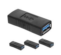 LABRIMP 4pièces Adaptateur USB Double Femelle Prolongateur Pratique pour De Dispositifs USB Utilisation Et Portabilité