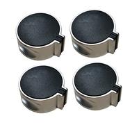 LABRIMP 4pièces Boutons Zinc Pour Cuisinière à Accessoires De Commande De Brûleur Boutons Métalliques Stables Pour Allumage Compatible Avec Cuisinières à Style