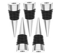 LABRIMP 5 Pièces Bouchons de Bouteille Vin Réutilisables Moules Silicone pour Bouchons Diy Étanchéité Hermétique pour Préserver Vin Accessoires pour et