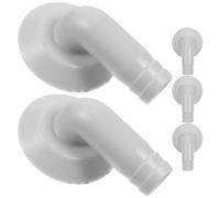 LABRIMP 5 pièces Connecteurs de Tuyau de Drain pour Climatiseur de Accessoires Équerre pour Évacuation Eau Diamètre Installation Facile et Étanche