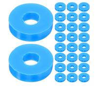 LABRIMP 50 patins anti-vibrations : entretoises en caoutchouc pour climatiseur, trou de 1 cm/0,4 pouce - tapis d’isolation anti-vibrations pour unités de plafond de climatisation, épaisseur 0,63 cm