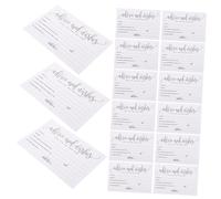LABRIMP 50 Pièces Cartes de Table Mariage Cartes à Écrire pour et Bénédictions pour Banquet Décorations Festives pour Mariage et Nuptiale