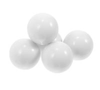 LABRIMP 5pcs Perles de Roue Russe Blanches en Acrylique, Accessoire Indispensable pour Jeu de Roulette, Forme Ronde Élégante, pour Soirée et Ambiance Festive