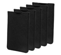 LABRIMP 5pièces Étui à Peigne Pu Pochette à Peigne Souple Pour Femmes Sac De Rangement Étui De Protection Rayures