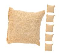 LABRIMP 6 pièces Lot de Coussins pour Montre Flocage Oreillers Doux pour Affichage de Bijoux Support Flexible pour Bracelets Organisateur de Vitrine et Présentoir Compact
