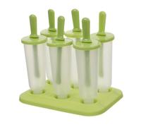 LABRIMP 6 pièces Moules à Glace DIY Plastique Ensemble pour Créer des Bâtonnets de Glace Maison pour Gelato et Desserts Rafraîchissants