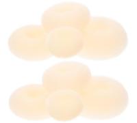 LABRIMP 8 Pièces Accessoires pour Cheveux Chignons en Nylon Beige, Faciles à Utiliser pour Créer un Petit Chignon, pour Yoga et Patinage Artistique